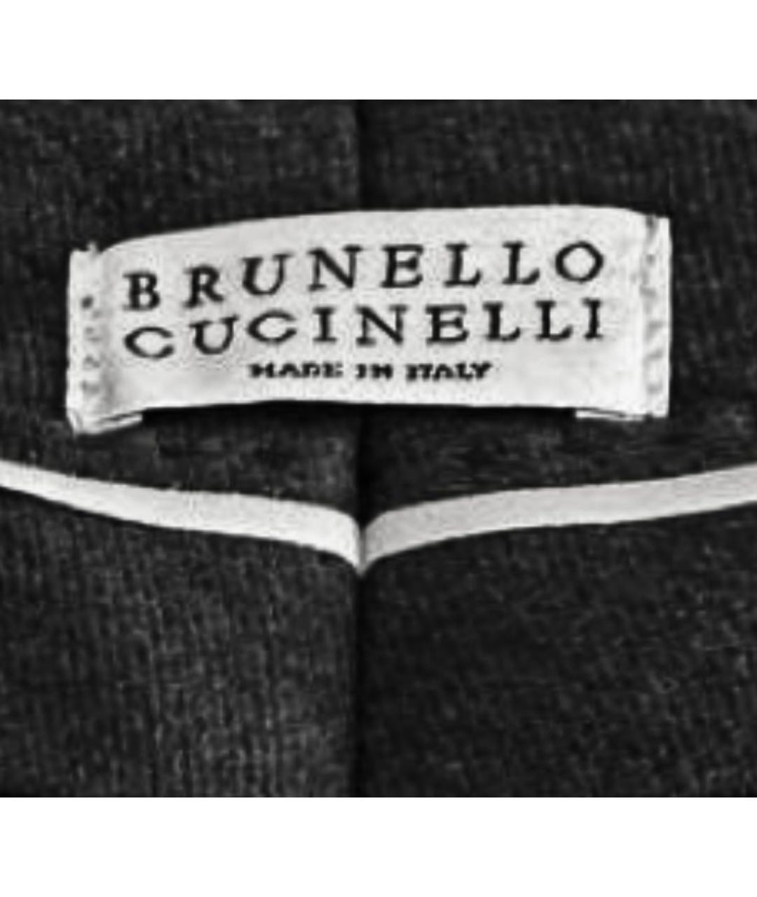 BRUNELLO CUCINELLI Серая юбка мини, фото 3