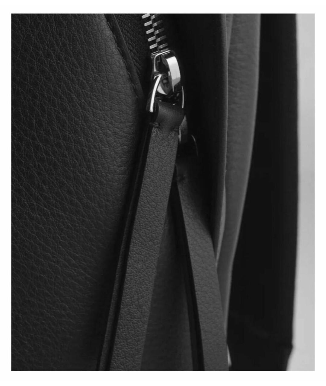 BALENCIAGA Черный кожаный рюкзак, фото 4