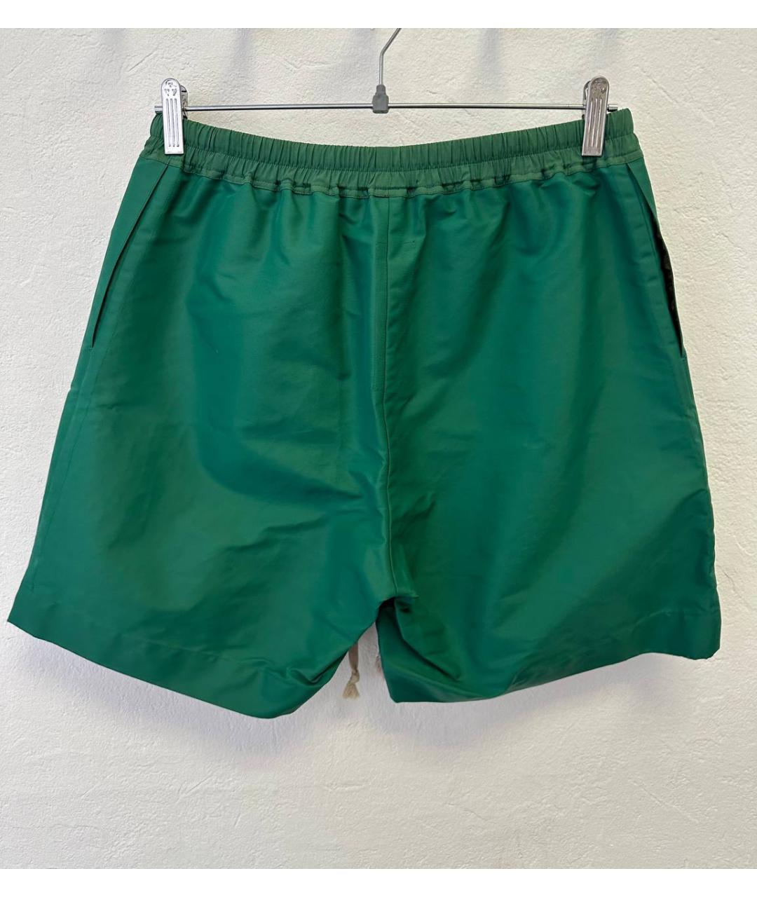 RICK OWENS Зеленые полиамидовые шорты, фото 2