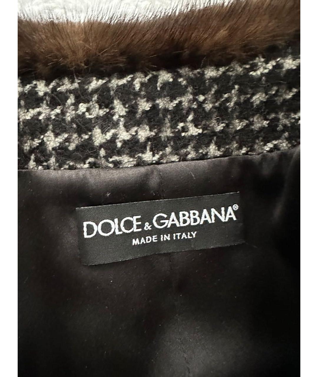 DOLCE&GABBANA Черный шерстяной жакет/пиджак, фото 3