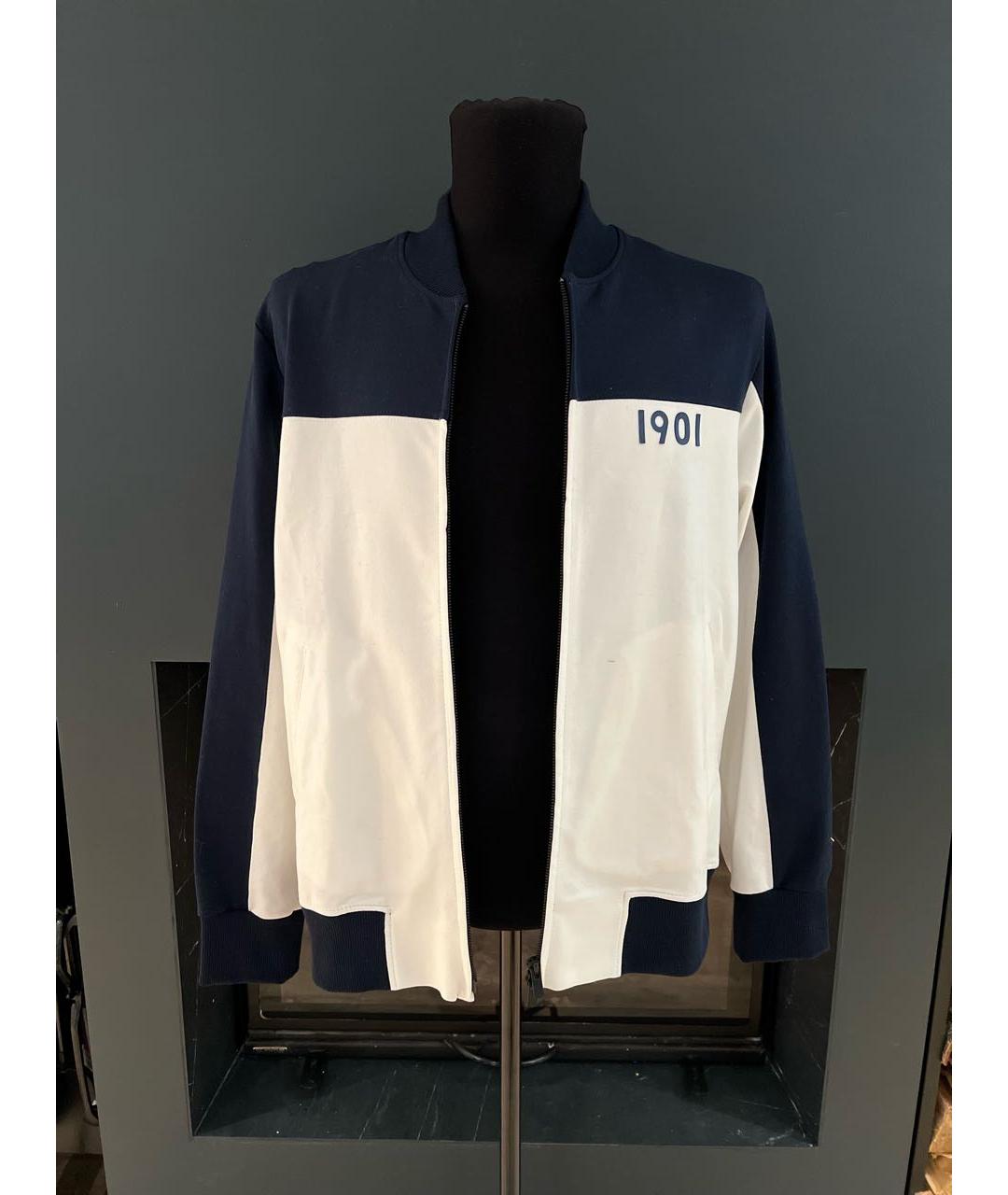 CIRCOLO 1901 Белая хлопковая спортивная куртка, фото 8