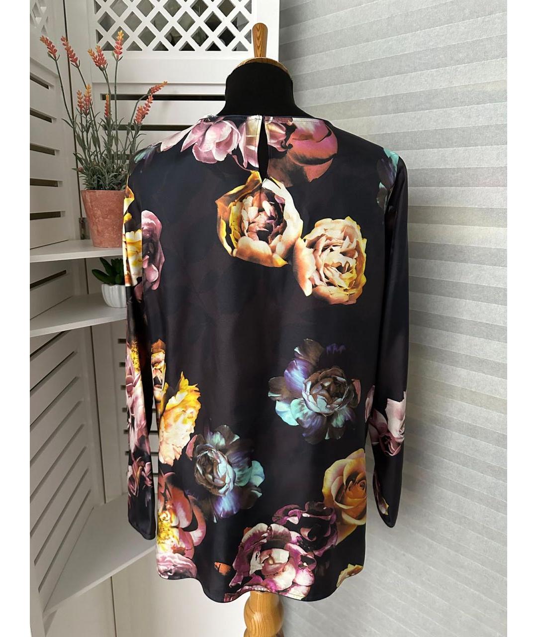 MAX MARA Мульти шелковая блузы, фото 2