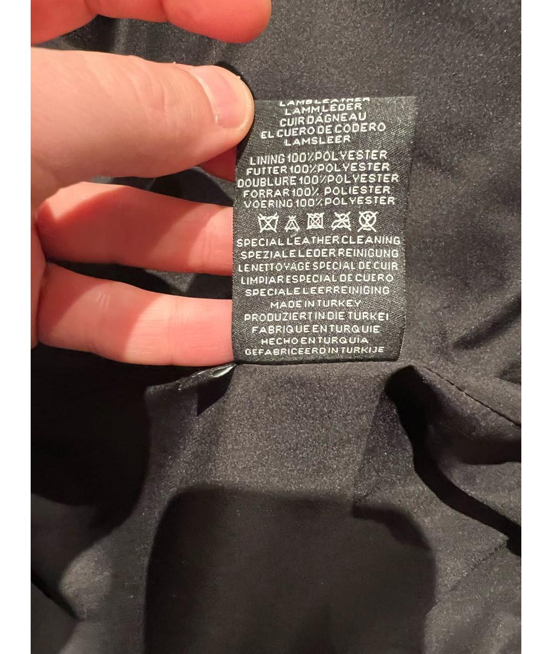 ARMA Черная кожаная куртка, фото 6