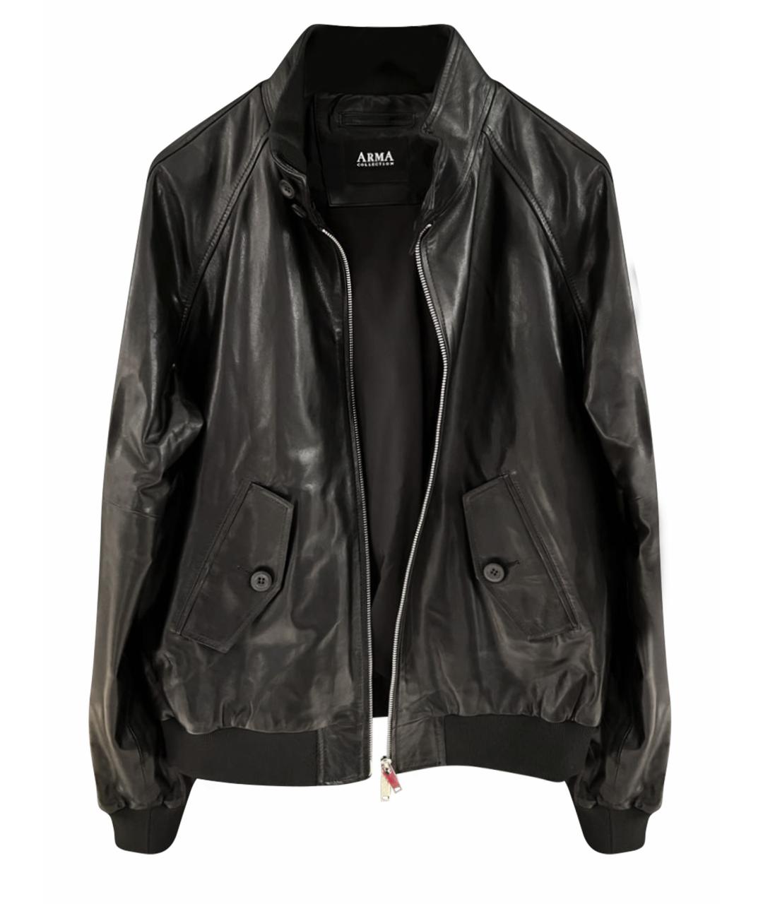 ARMA Черная кожаная куртка, фото 1