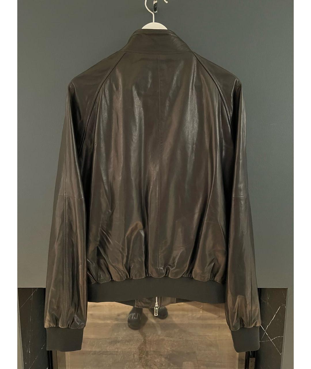 ARMA Черная кожаная куртка, фото 4