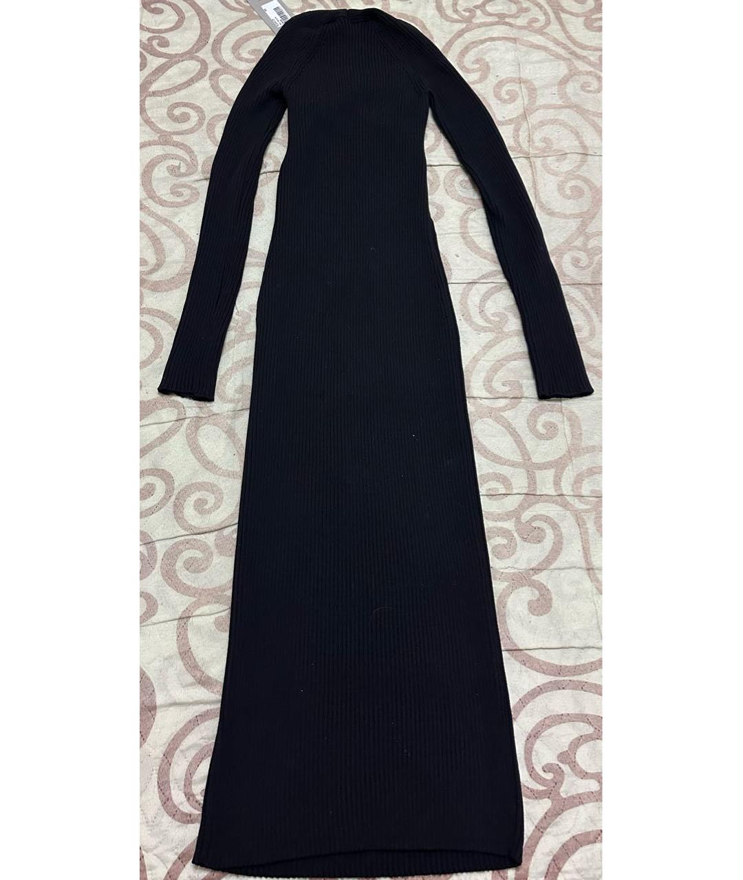 MRZ Черное хлопковое вечернее платье, фото 2