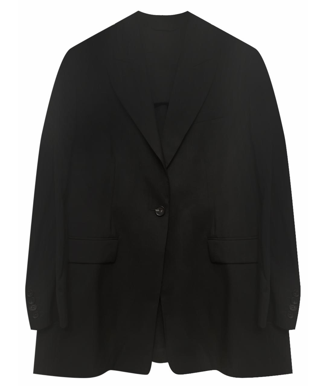 COS Черный шерстяной жакет/пиджак, фото 1