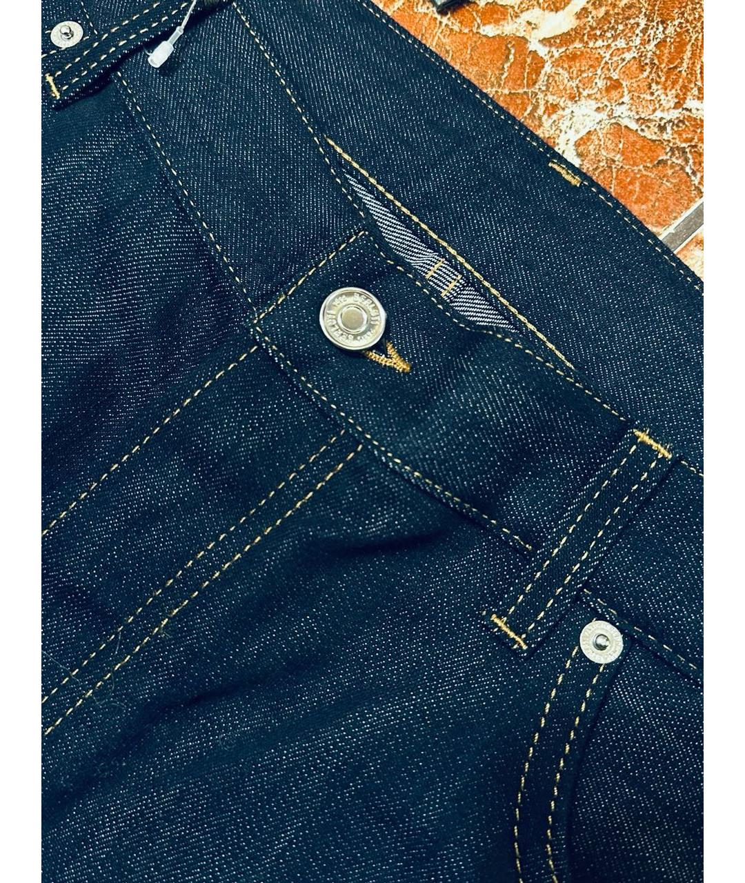 BERLUTI Темно-синие хлопковые джинсы, фото 4