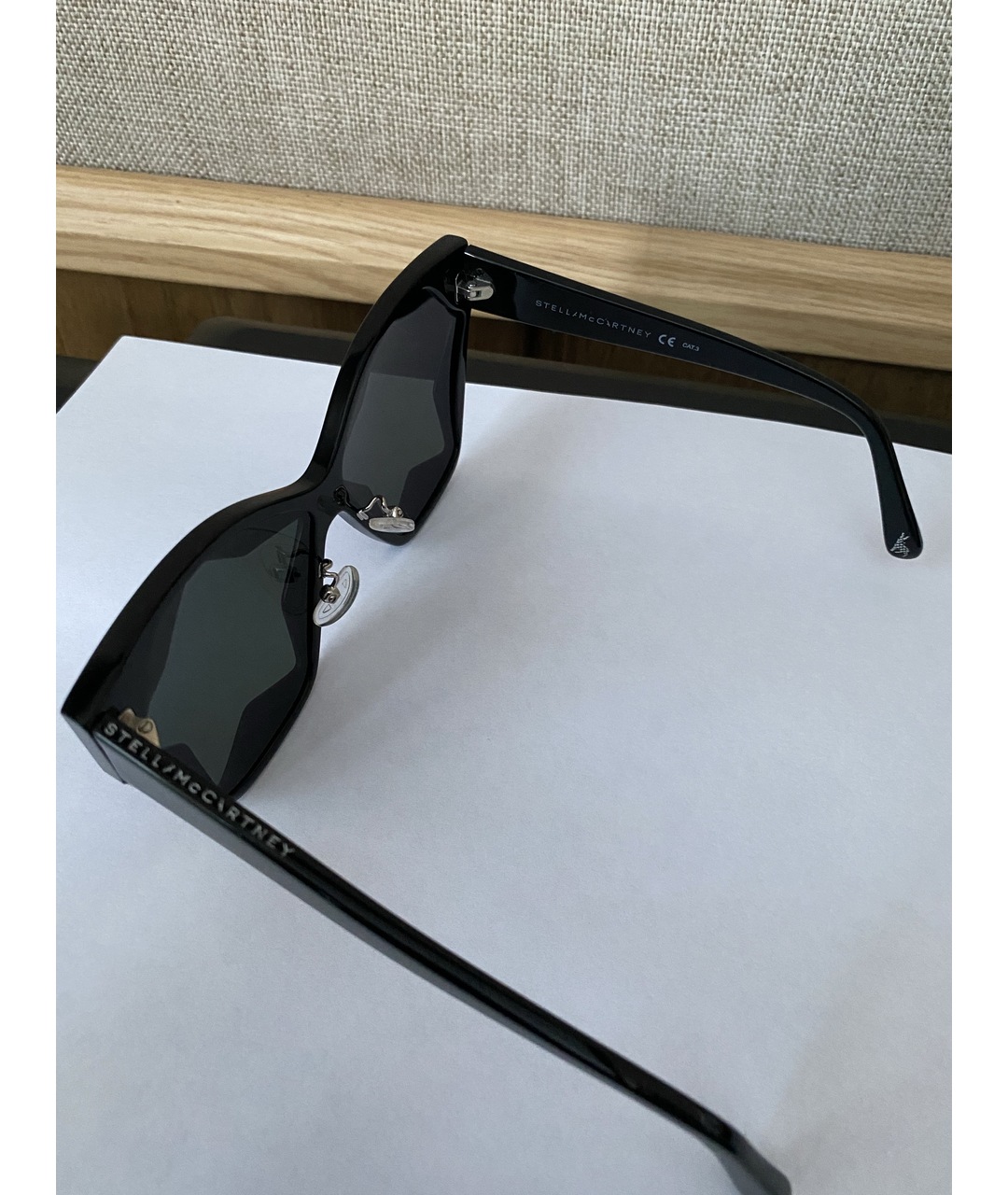 STELLA MCCARTNEY KIDS Черные пластиковые солнцезащитные очки, фото 5