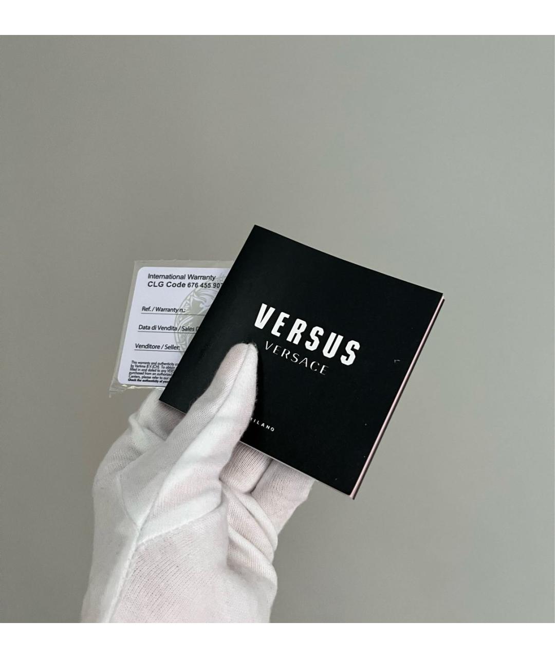 VERSUS VERSACE Серебряные стеклянные часы, фото 7