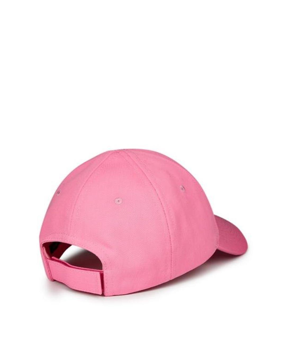 BALENCIAGA Розовая хлопковая кепка, фото 3