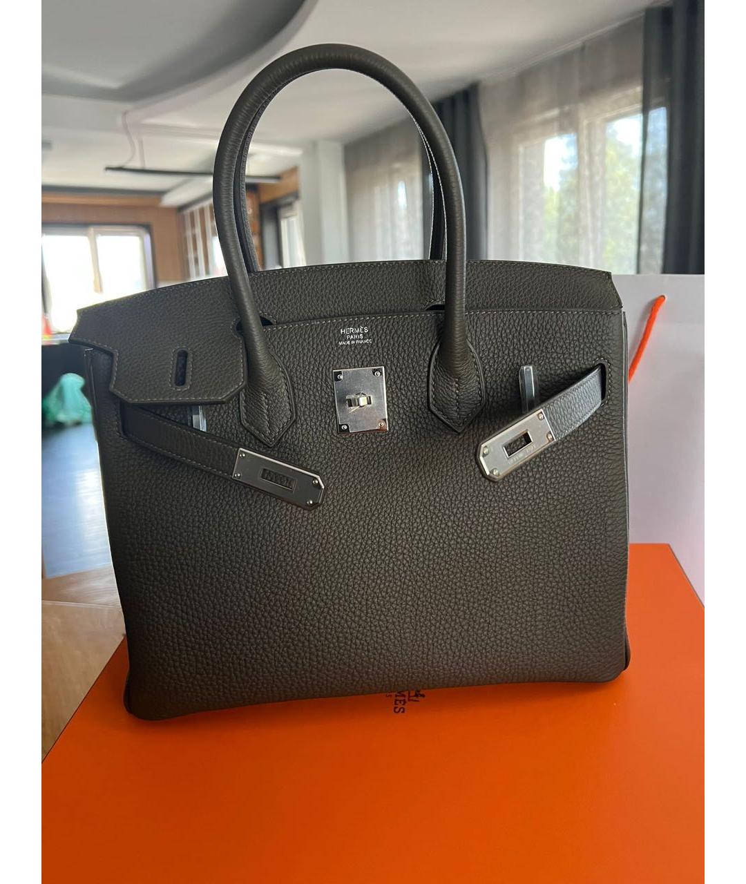 HERMES Кожаная сумка тоут, фото 3