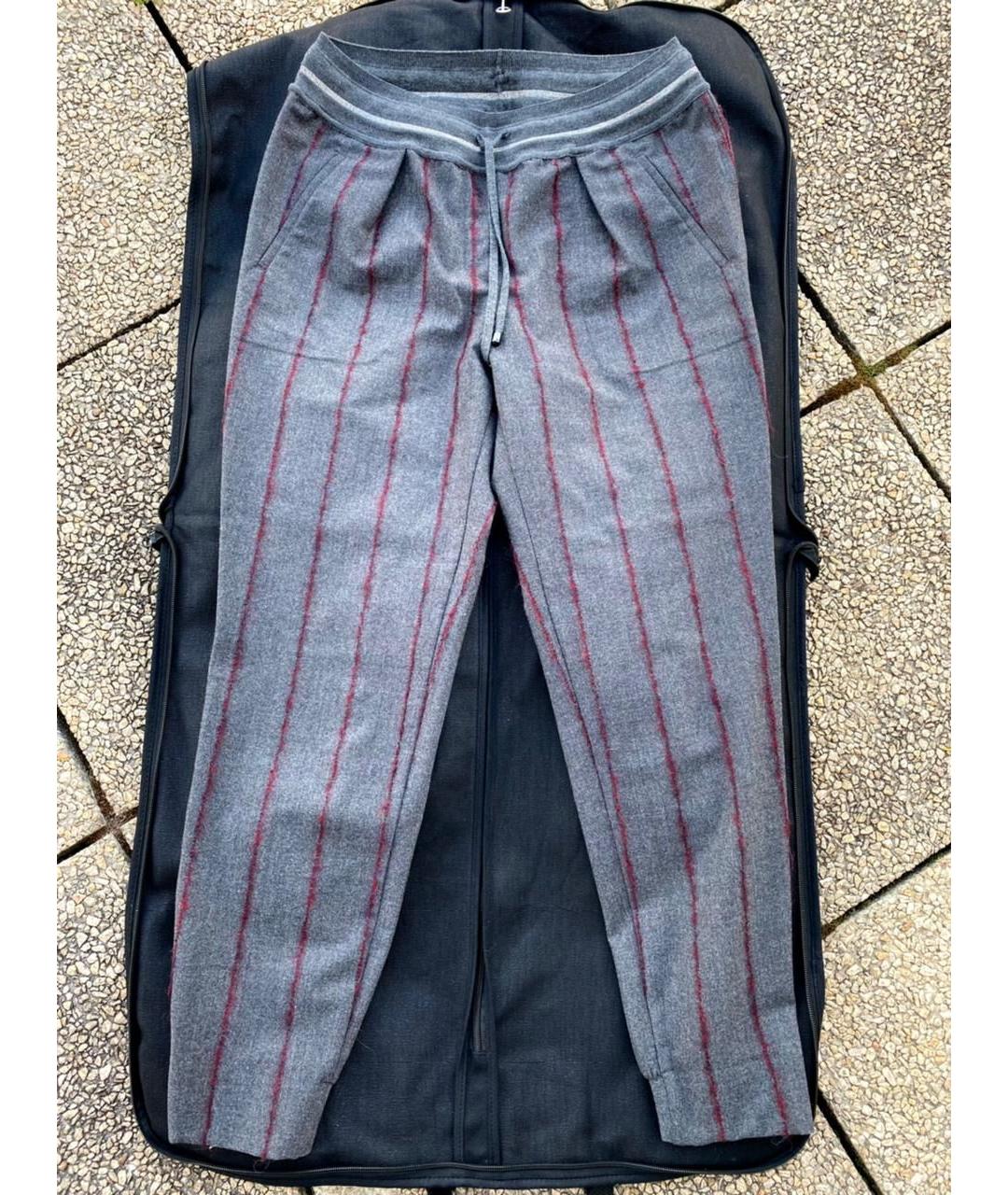 LORENA ANTONIAZZI Серые брюки узкие, фото 9