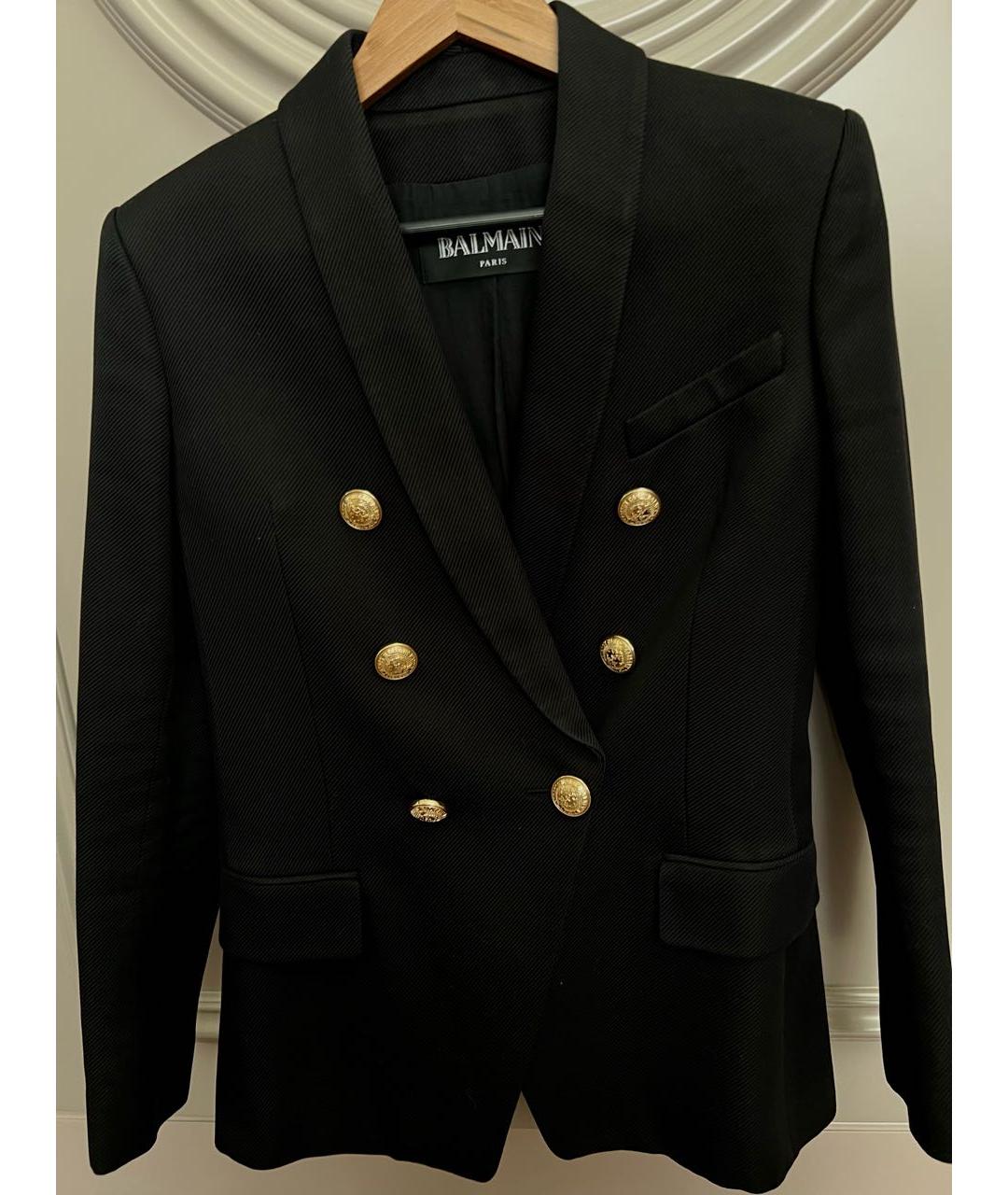 BALMAIN Черный жакет/пиджак, фото 4