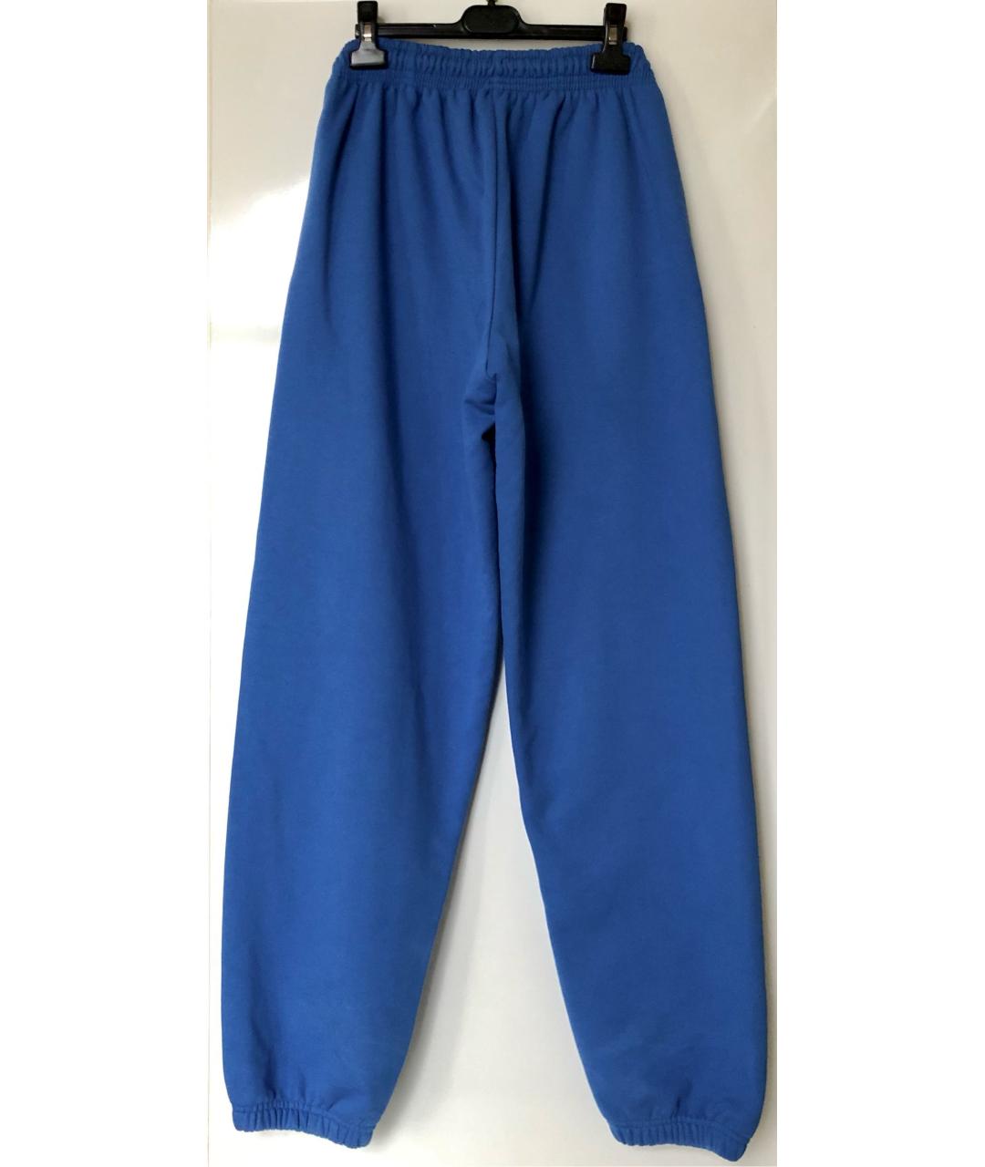 PLANTA ROSA Синие хлопковые спортивные брюки и шорты, фото 2