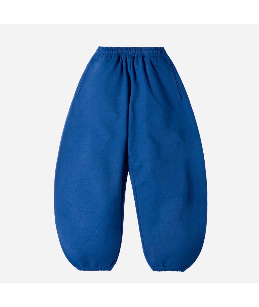 PLANTA ROSA Синие хлопковые спортивные брюки и шорты, фото 7