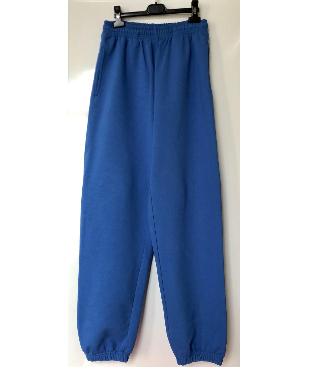 PLANTA ROSA Синие хлопковые спортивные брюки и шорты, фото 5