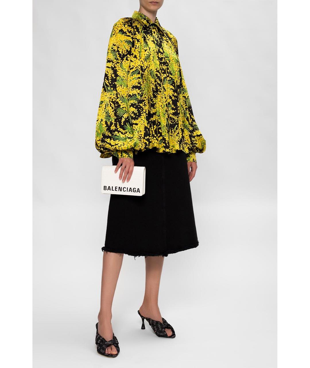 BALENCIAGA Шелковая блузы, фото 4