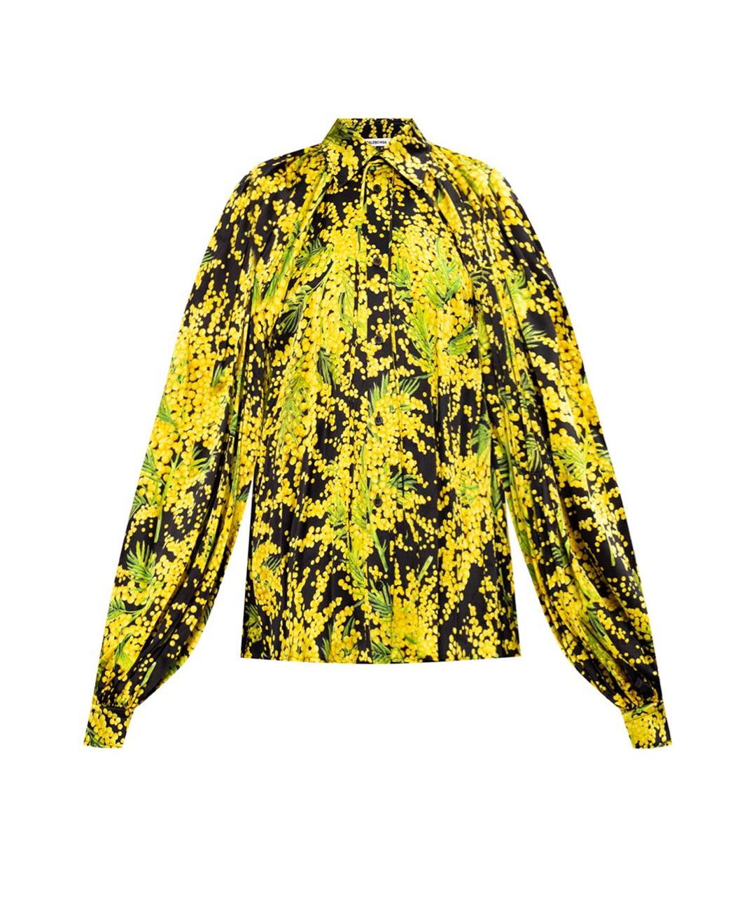 BALENCIAGA Шелковая блузы, фото 2