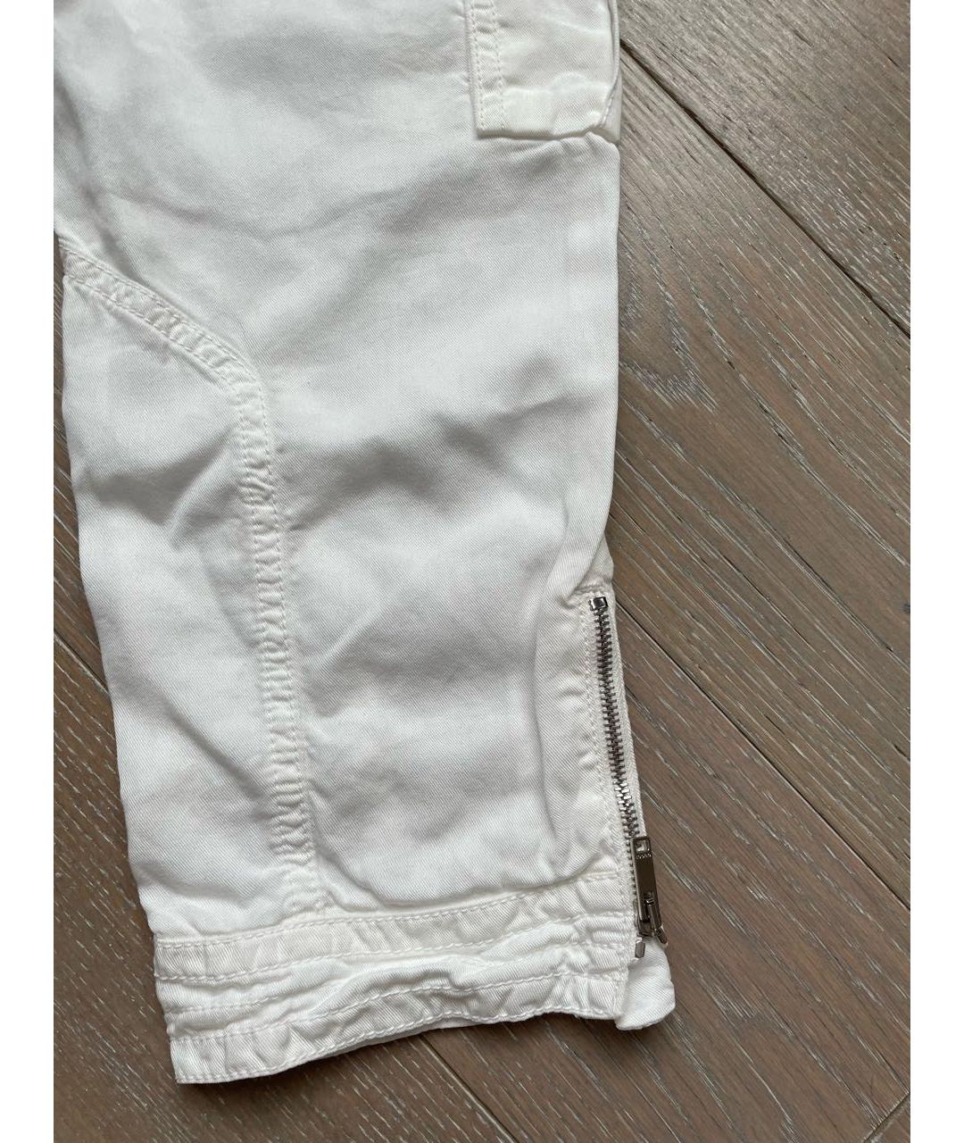GUCCI Белые хлопковые брюки и шорты, фото 6