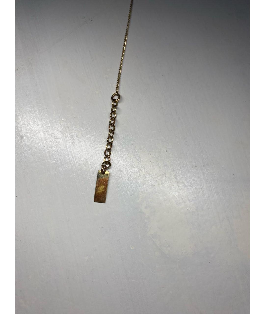 SAINT LAURENT Золотой позолоченный браслет, фото 4