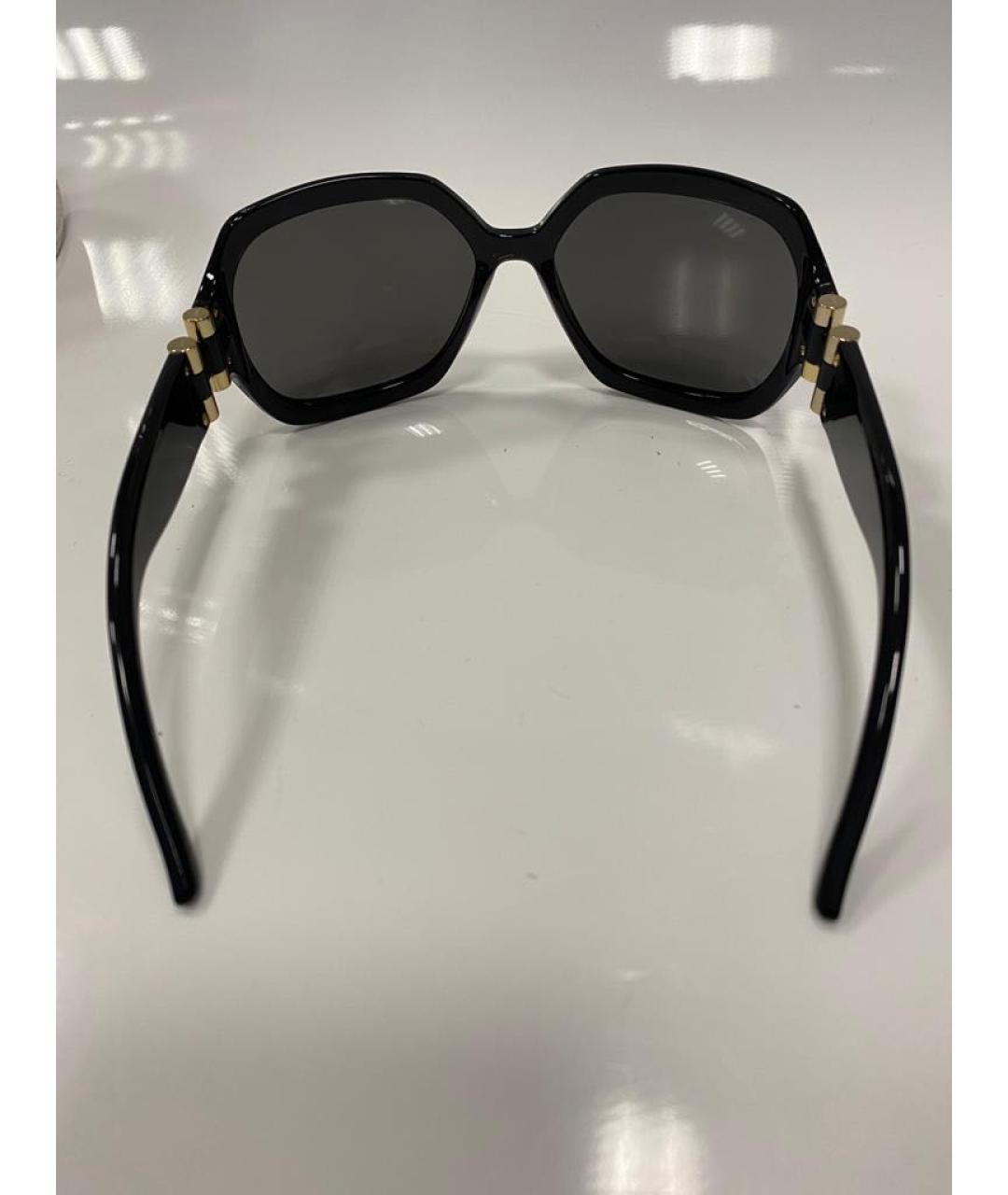 SAINT LAURENT Черные пластиковые солнцезащитные очки, фото 2