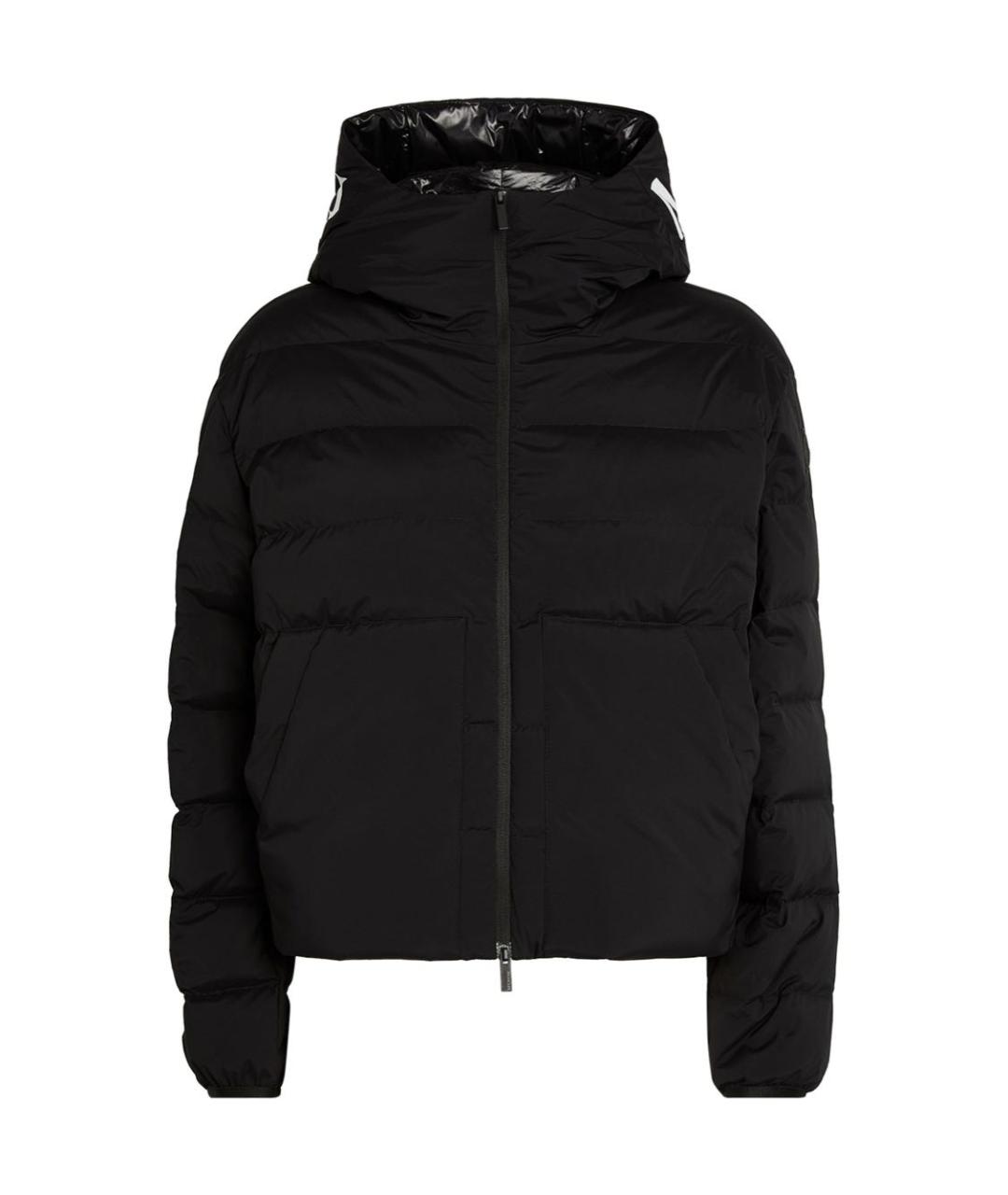 MONCLER Черный пуховик, фото 1