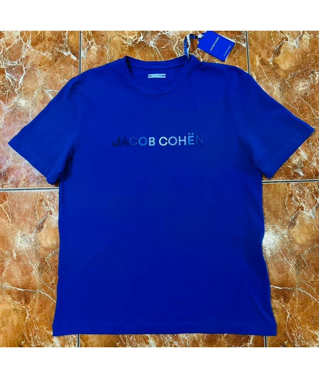JACOB COHEN Синяя футболка, фото 5
