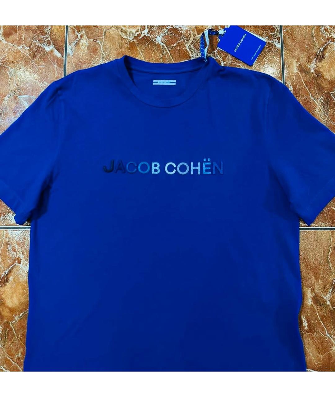JACOB COHEN Синяя футболка, фото 4