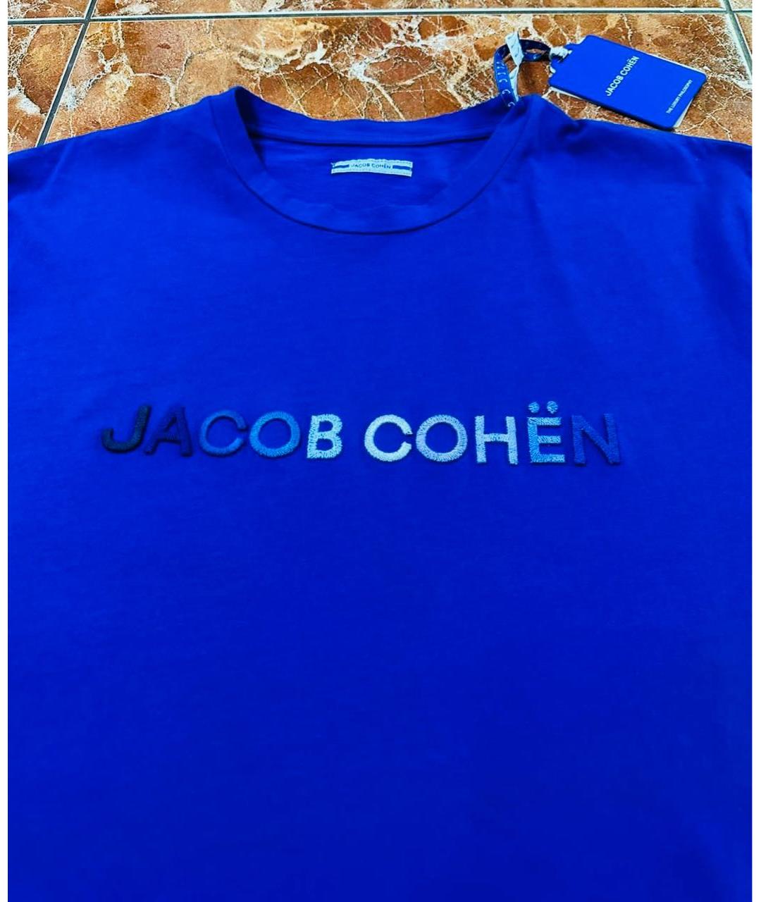 JACOB COHEN Синяя футболка, фото 2