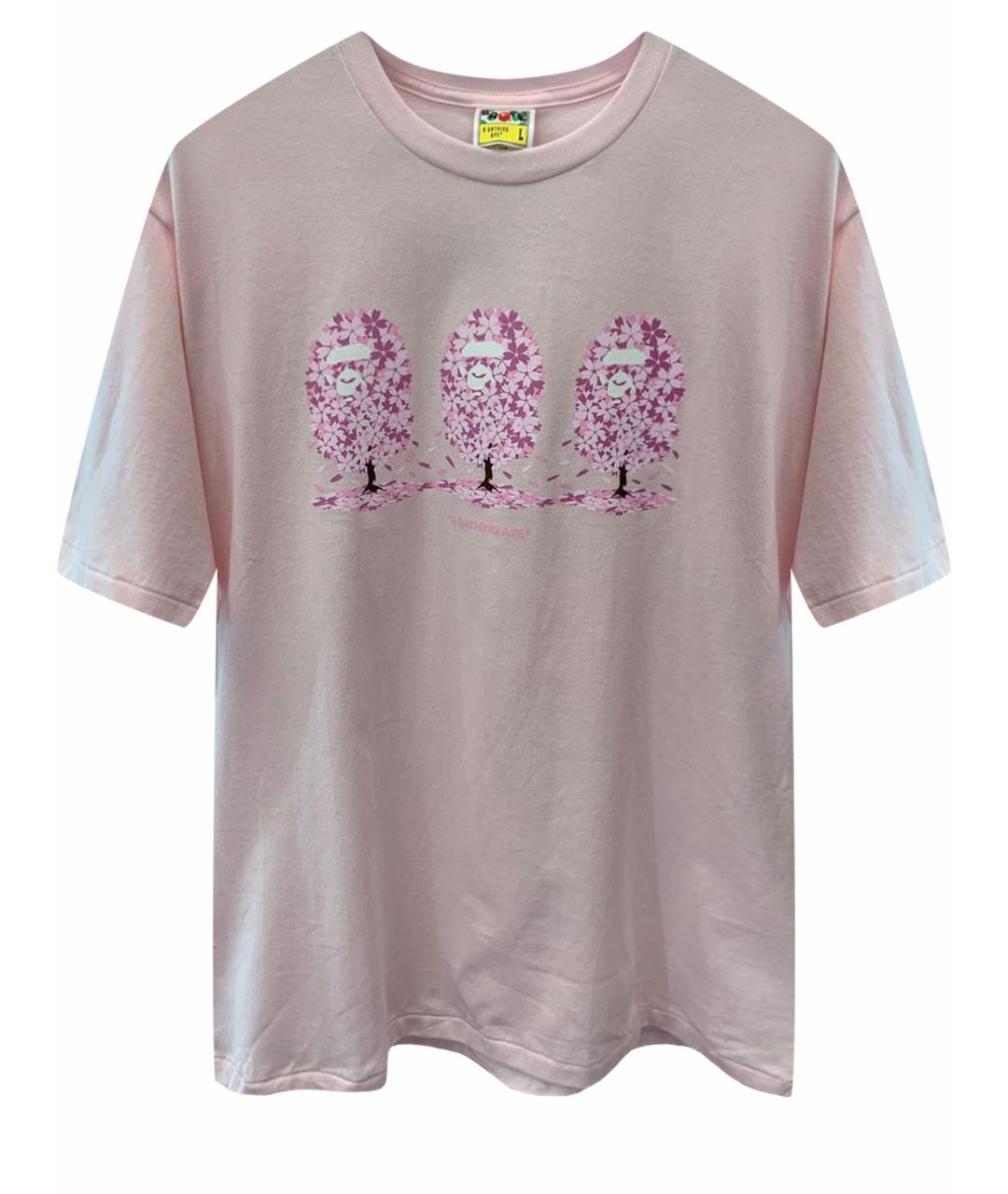 A BATHING APE Хлопковая футболка, фото 1