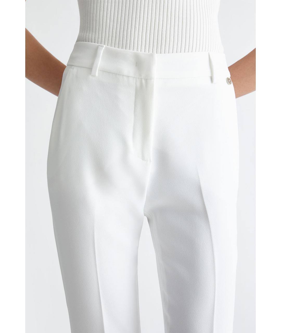 LIU JO Белые брюки узкие, фото 4