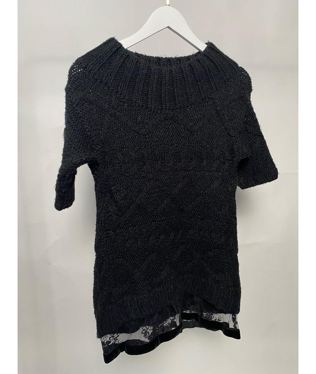 TWIN-SET Черный шерстяной джемпер / свитер, фото 8