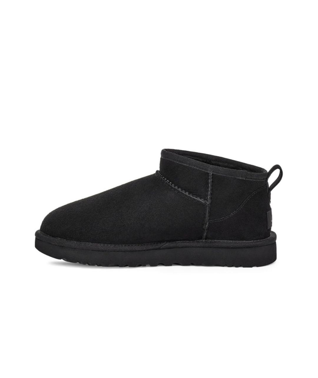 UGG AUSTRALIA Черные замшевые ботинки, фото 2