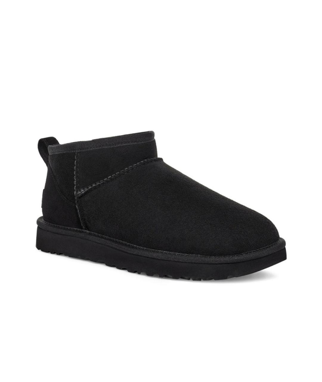 UGG AUSTRALIA Черные замшевые ботинки, фото 3