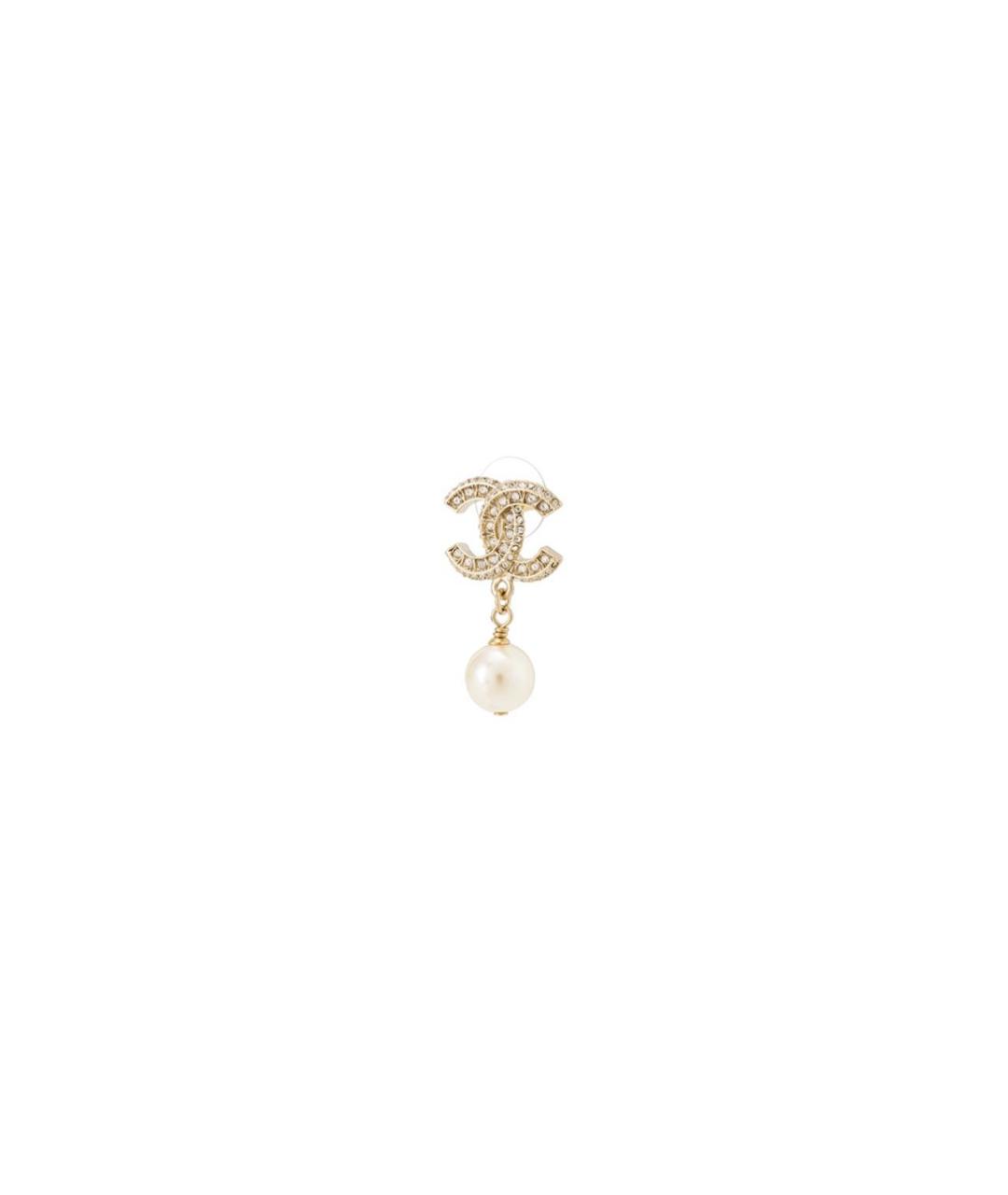 CHANEL Золотые серьги, фото 2