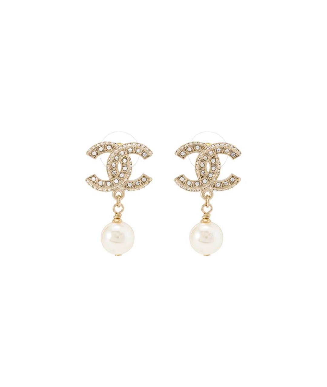 CHANEL Золотые серьги, фото 1