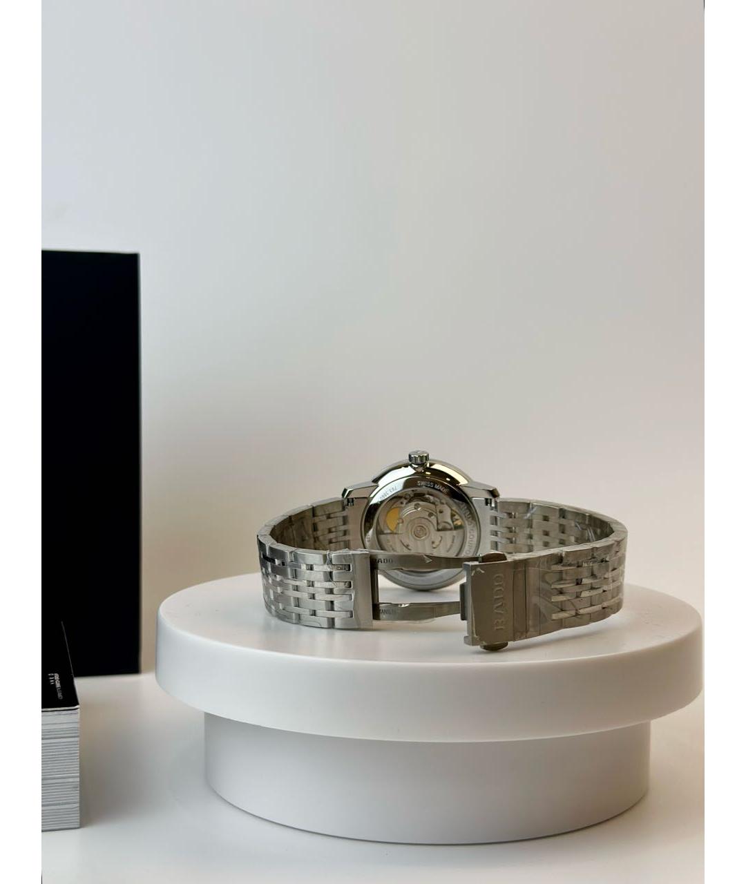 RADO Серебряные стальные часы, фото 2
