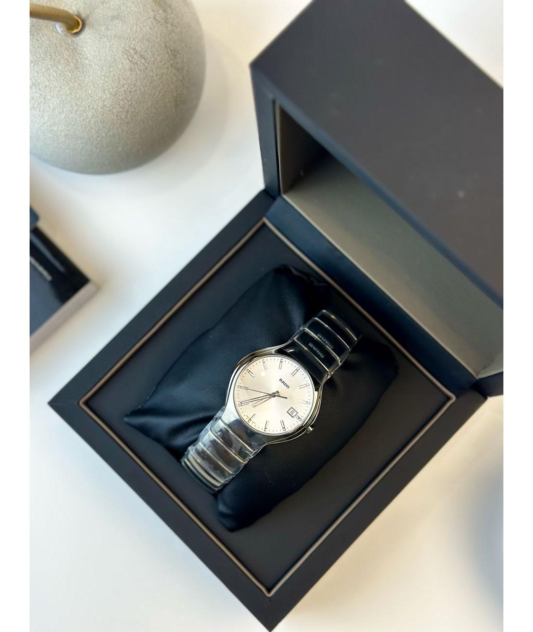 RADO Серебряные керамические часы, фото 4