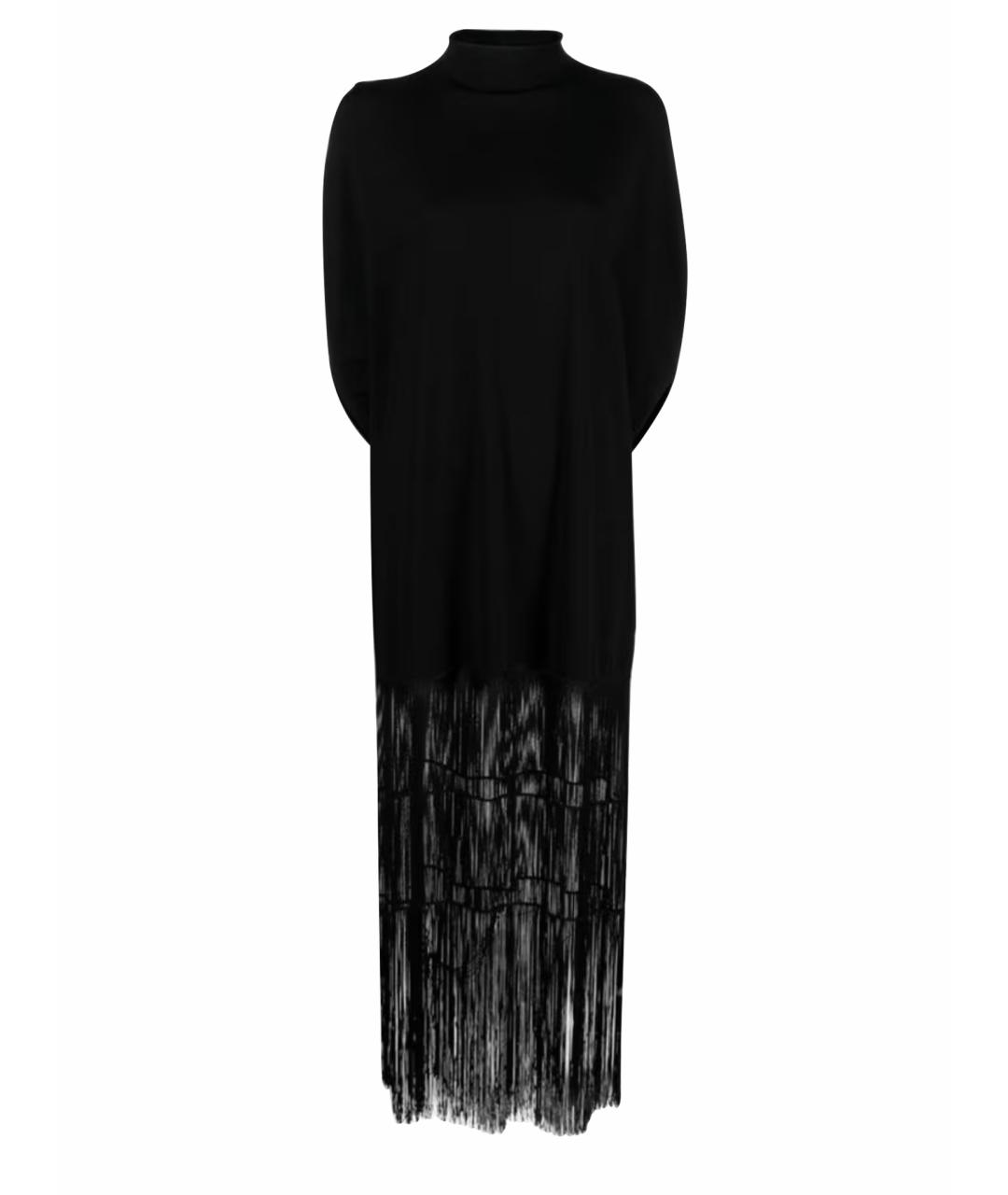 KHAITE Черное вискозное платье, фото 1