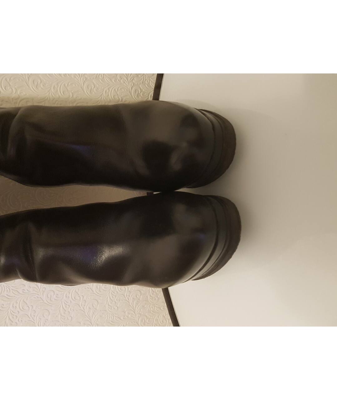 CASADEI Черные кожаные ботфорты, фото 3