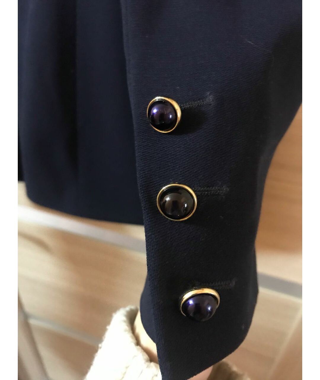 ESCADA Темно-синий шерстяной жакет/пиджак, фото 6