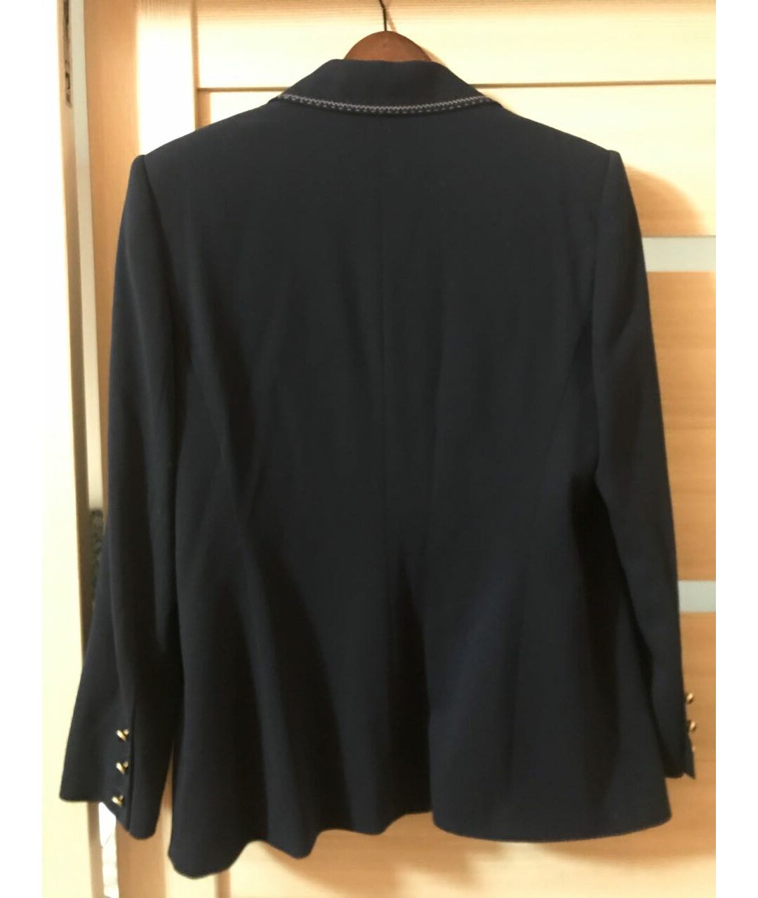 ESCADA Темно-синий шерстяной жакет/пиджак, фото 2