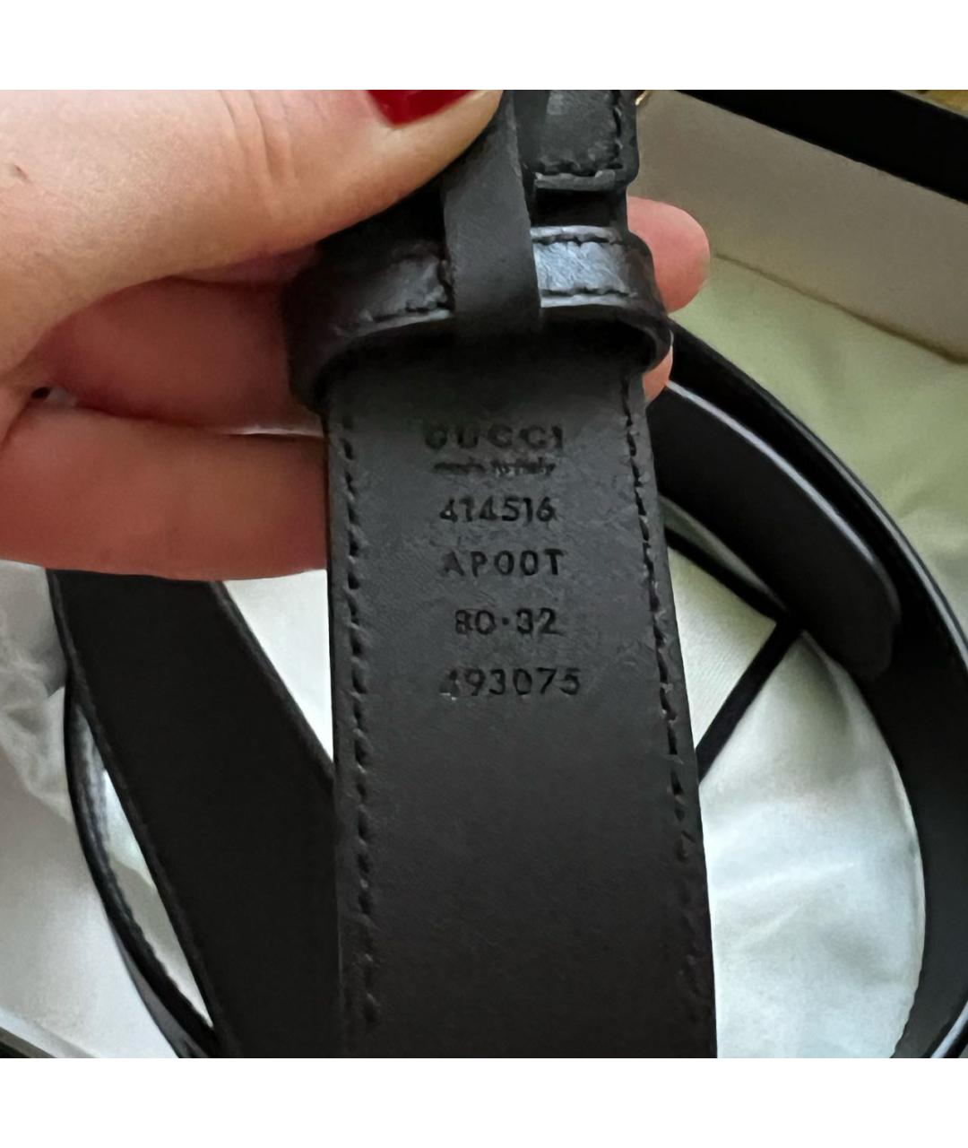 GUCCI Коричневый кожаный ремень, фото 3