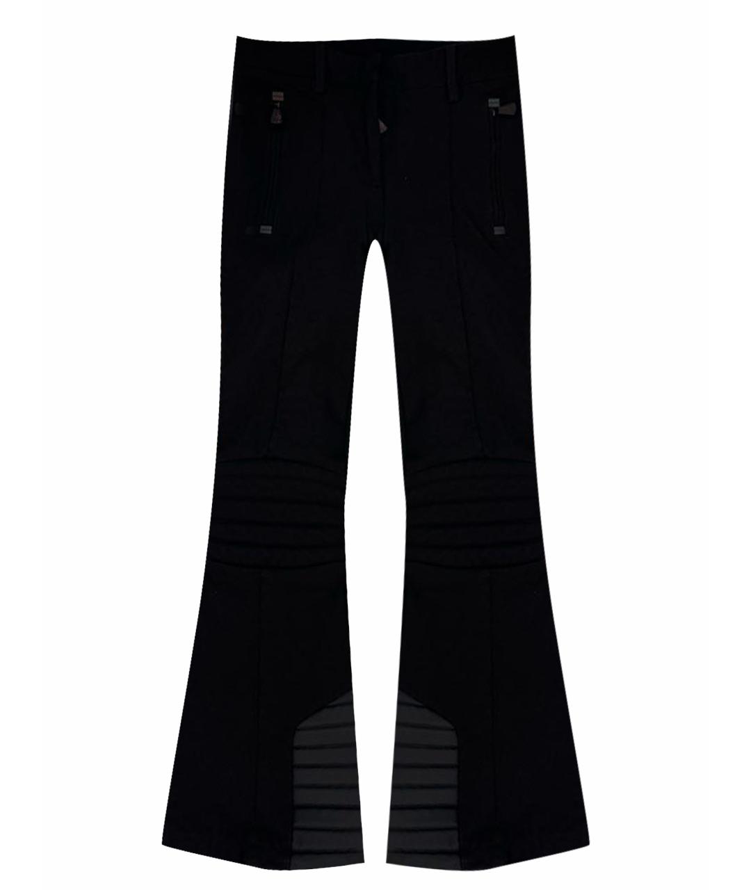MONCLER Черные синтетические спортивные брюки и шорты, фото 1