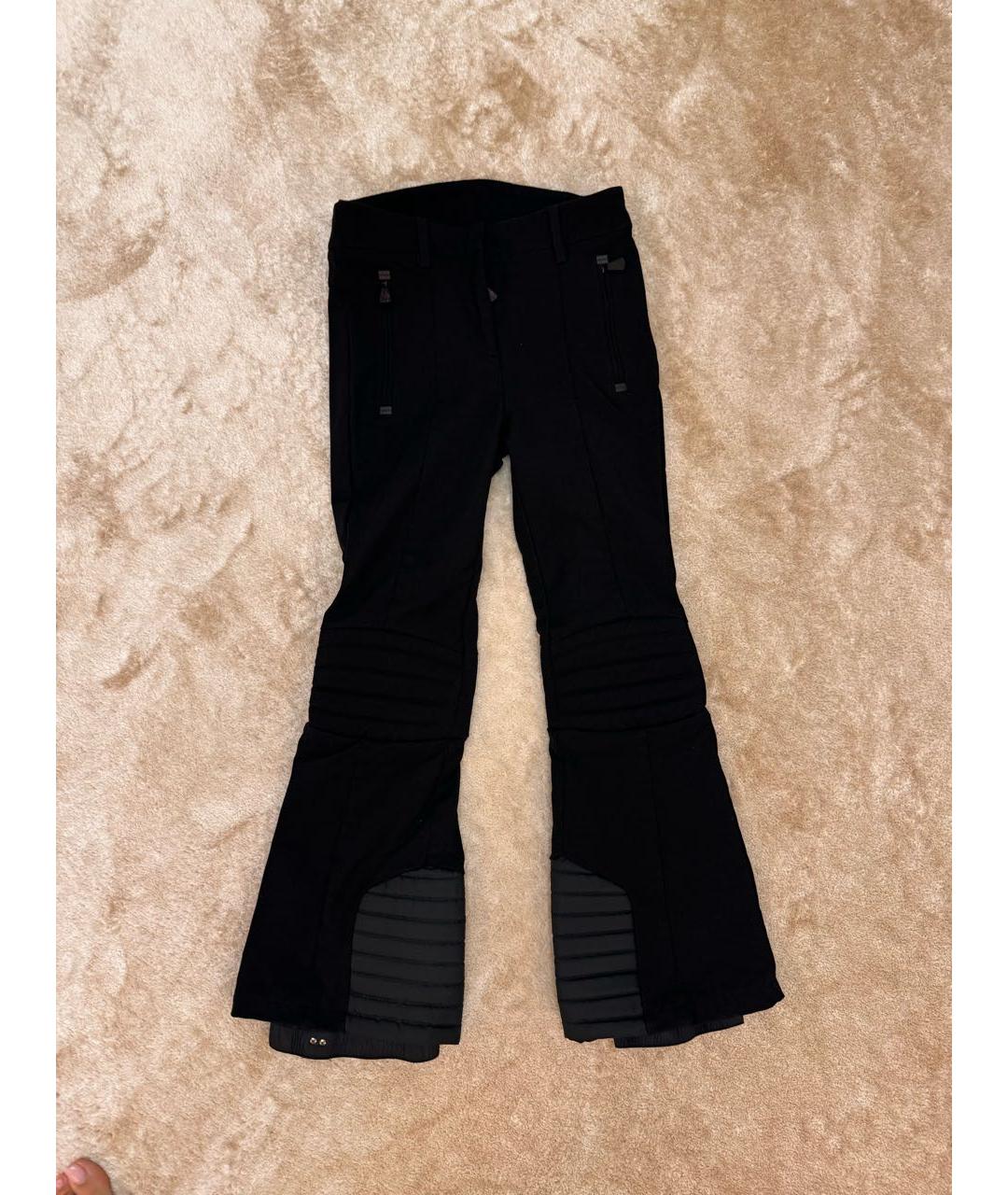MONCLER Черные синтетические спортивные брюки и шорты, фото 6