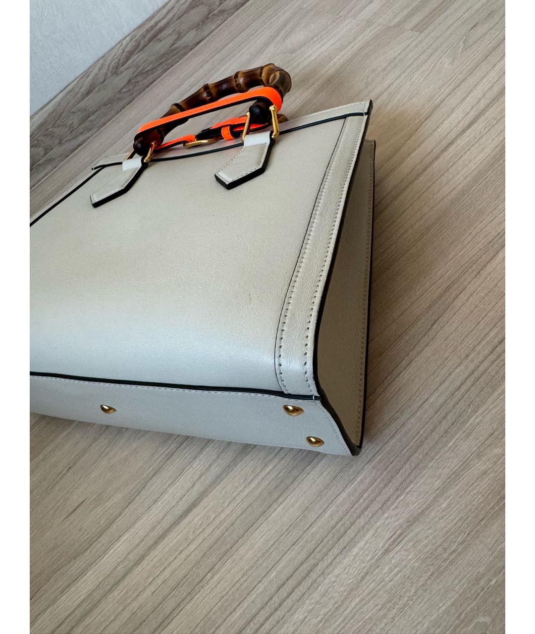 GUCCI Кожаная сумка тоут, фото 6