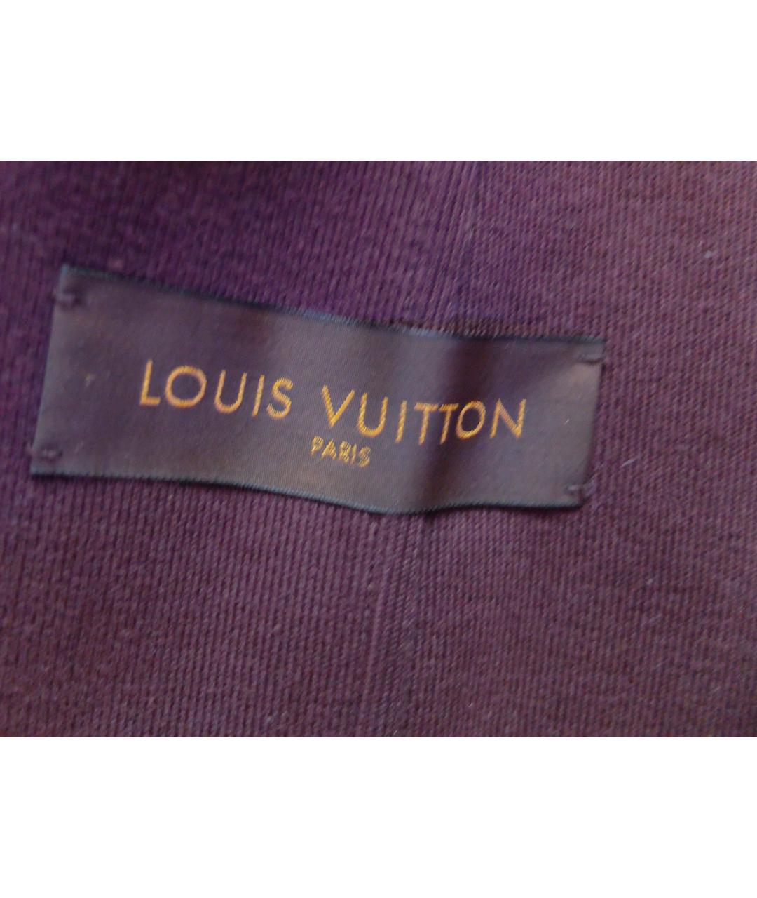 LOUIS VUITTON PRE-OWNED Фиолетовый хлопковый пиджак, фото 8