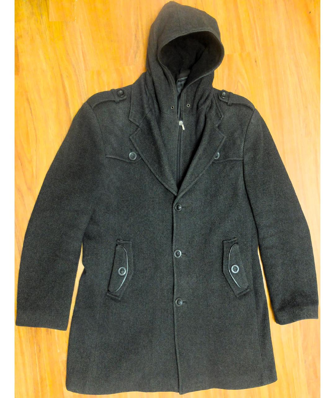 BRIONI Серое шерстяное пальто, фото 10