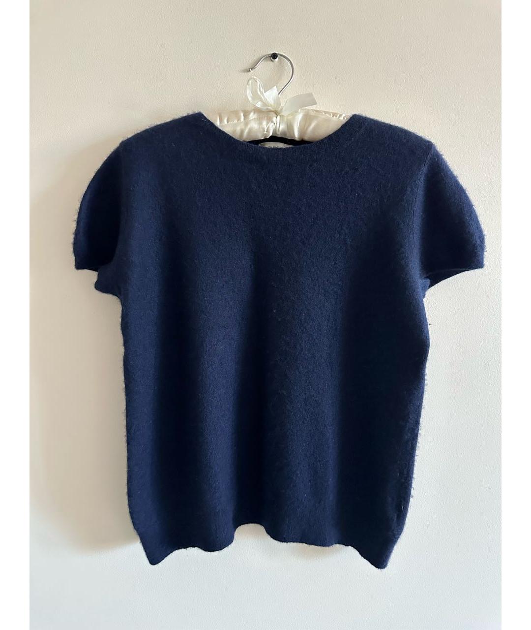 THE ROW Темно-синий кашемировый джемпер / свитер, фото 6